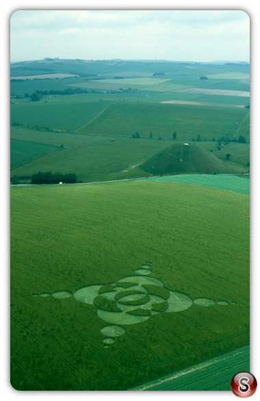 Crop circles - Silbury Hill Wiltshire 2002