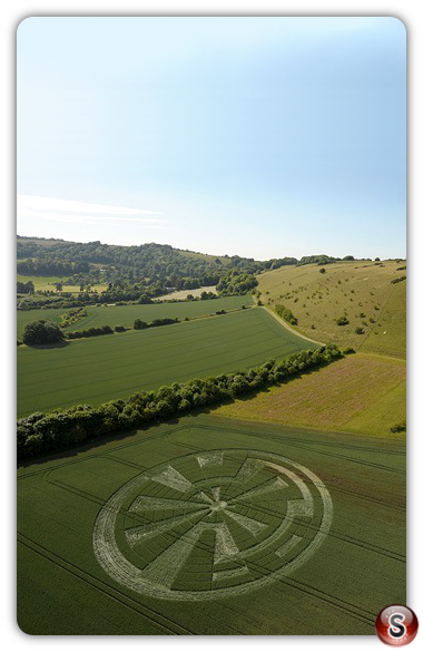 Crop circles - Oare Wiltshire 2010