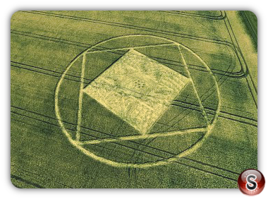 Crop circles - Etchilhampton Wiltshire UK 2015