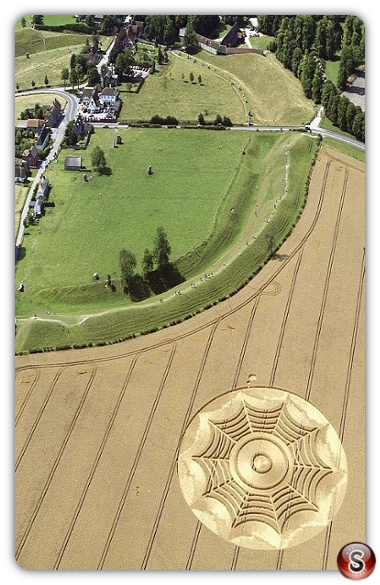 Crop circles - Avebury Henge Wiltshire 1994