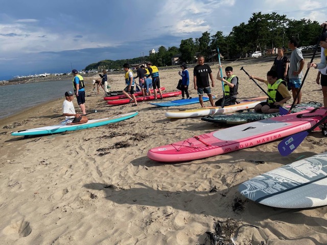 [B&G]SUP体験会＆海浜清掃を開催しました