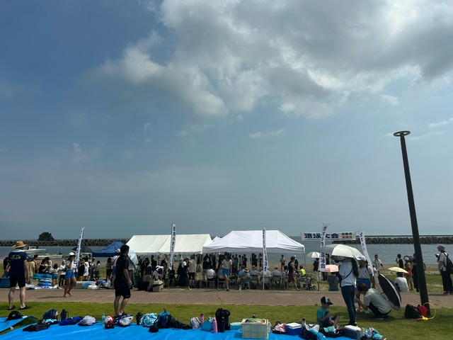 [NPO高岡市水泳協会]伏木遠泳大会が開催されました