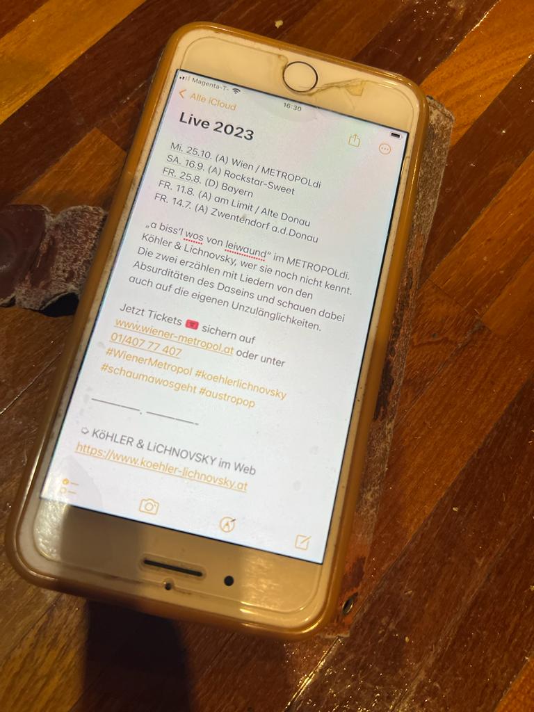 a biss'l wos von leiwaund LIVE 2023