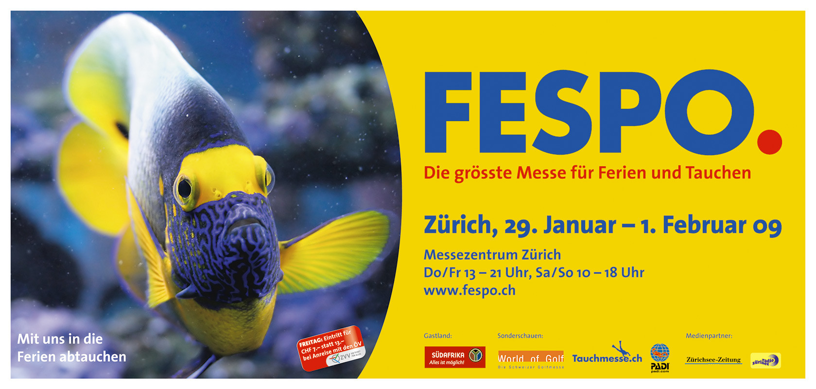 Ferienmessen Zürich, Bern, Basel und Genf