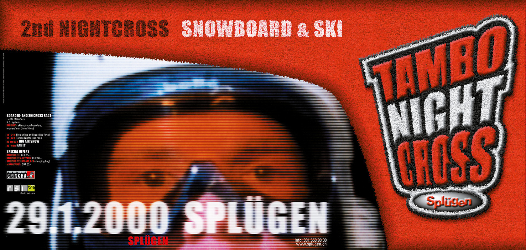 Plakat Nightcross Splügen