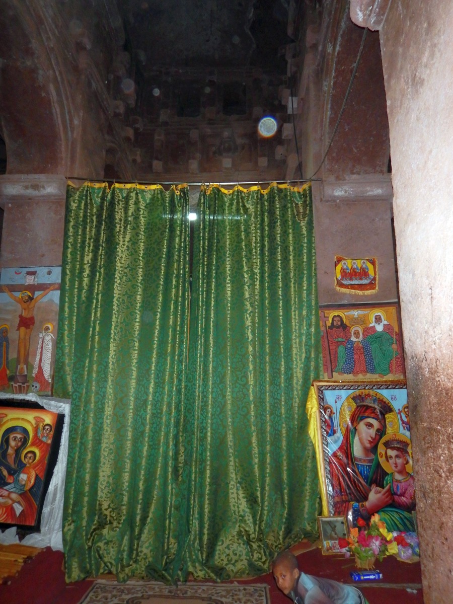 Visite de l'église monolithique Bet Amanuel de Lalibela en Ethiopie