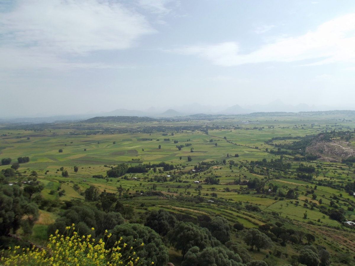 Trek, randonnée et visite d'Axum en Ethiopie. Autour d'Axum. Le monastère St Pantalewon