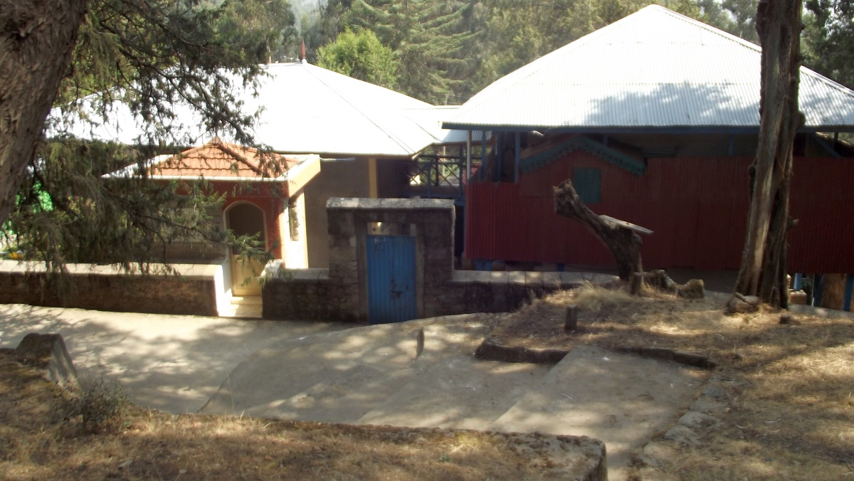 Le monastère St Maryam. Visite du Gebbi (Palais) de Ménélik II à Entoto Addis Abeba en Ethiopie. 