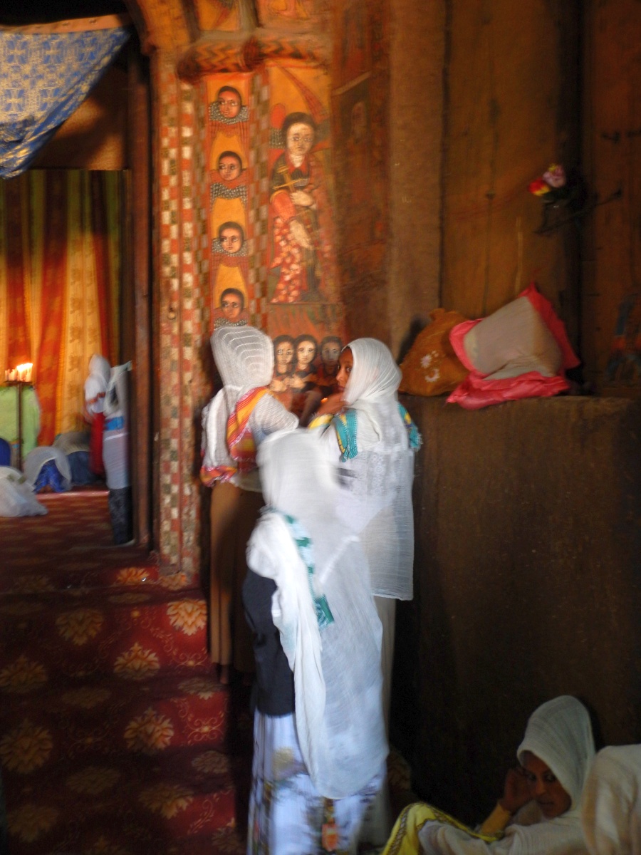 Voyage Séjour Road Trip Trek Trekking Randonnée en Ethiopie. Visite de Gondar en Ethiopie. L'Eglise Debre Birham Selassie de Gondar