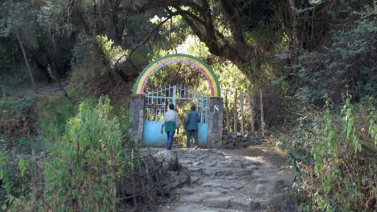 Voyage Séjour Road Trip Trek Trekking Randonnée en Ethiopie. Debre Libanos, La Grotte de Takla Haymanot