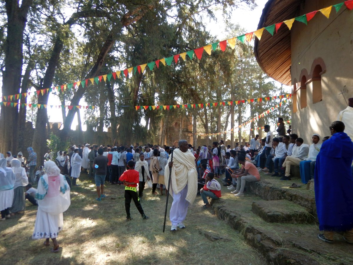 Voyage Séjour Road Trip Trek Trekking Randonnée en Ethiopie. Gondar en Ethiopie. L'Eglise Kuskuam Maryam de Gondar