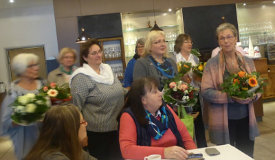 Blumen für den Vorstand