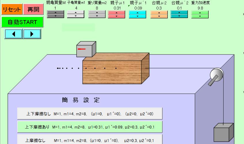 力学１－11　親子亀-２(30)