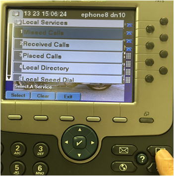 【Dial (make a call)】  Press "Directory Key" Image