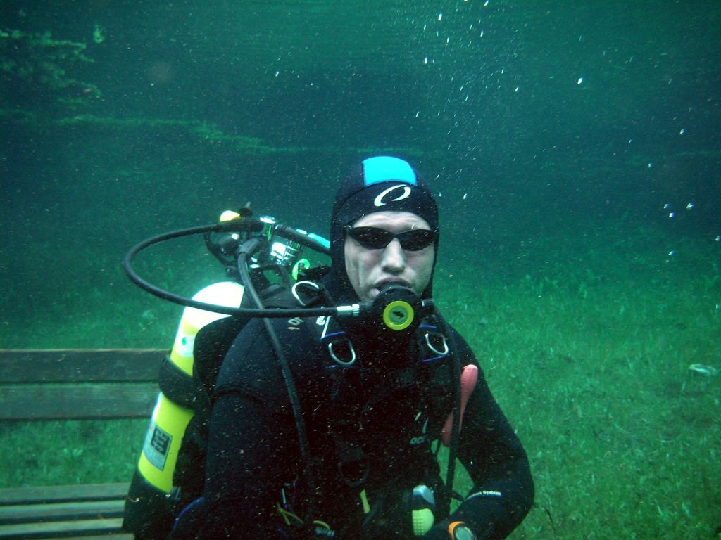 Rast auf der Unterwasserbank