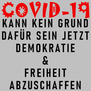 Dieses Bild von Thorsten Hülsberg zeigt das dÜsign Fight COVID-19 # 13 auf grauem Grund.
