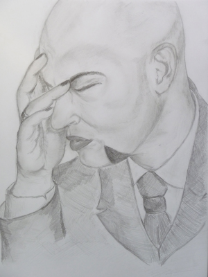 Portraitzeichnung, DIN A3