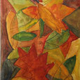 Herbstimpression, Aquarell, 2020