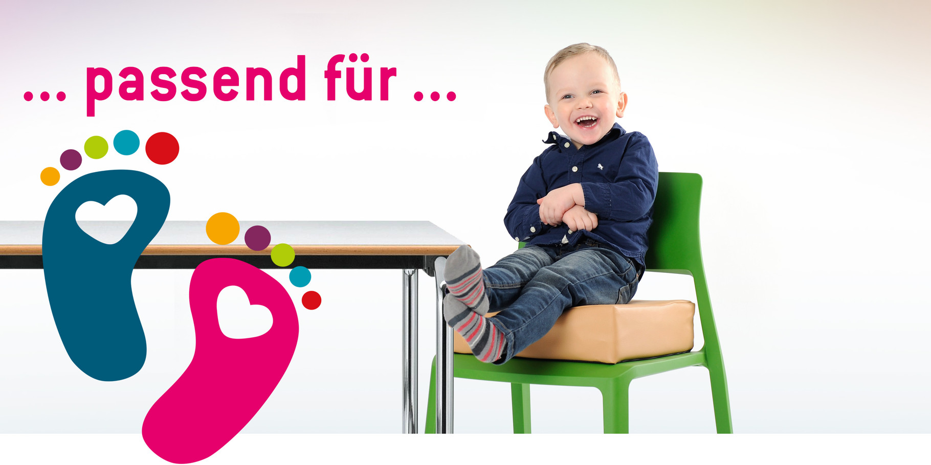 Passende Sitzpolster für Kinder ab 3+