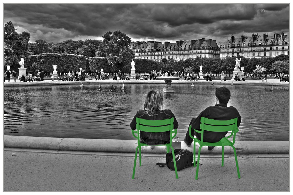 Paris : Le jardin des Tuileries