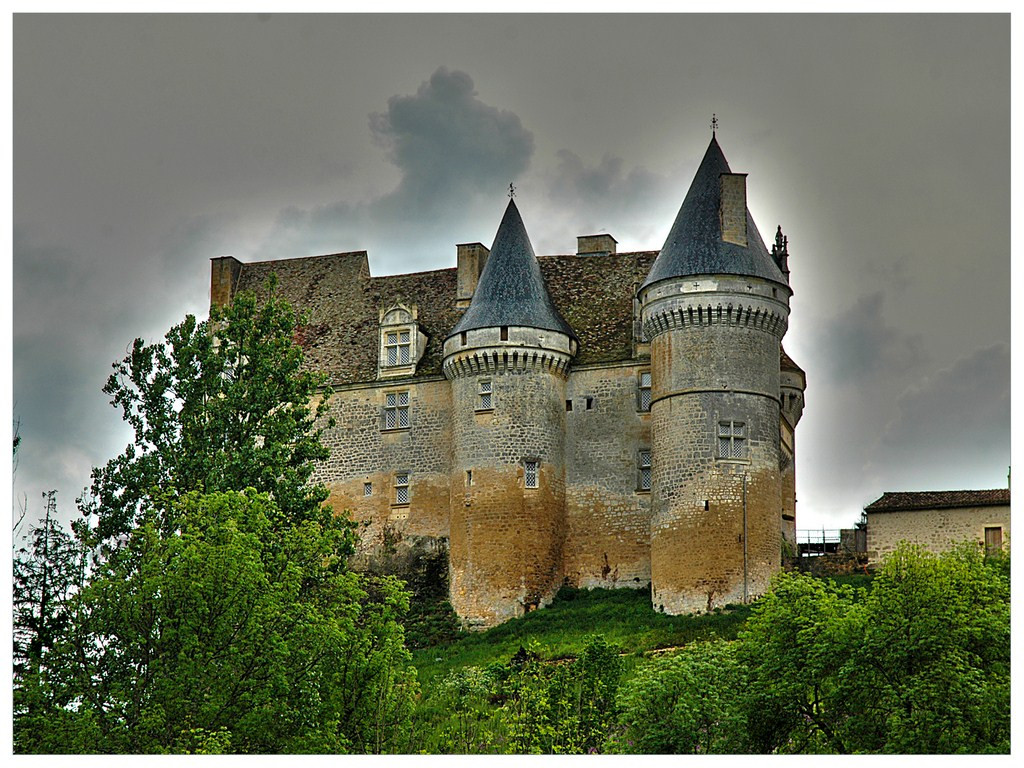 Dordogne : le château de Bannes