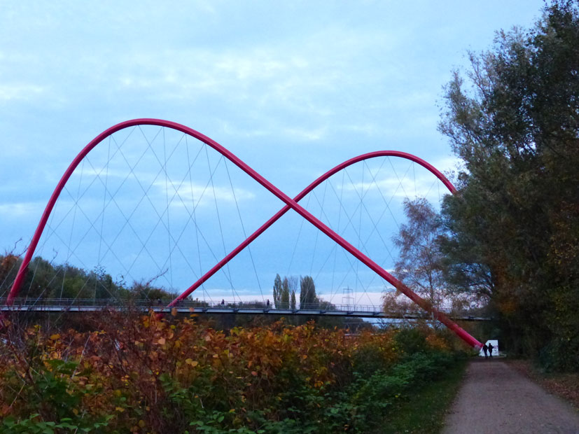 Brücke im Nordsternpark, Gelsenkirchen / Foto: Lennard Sturm