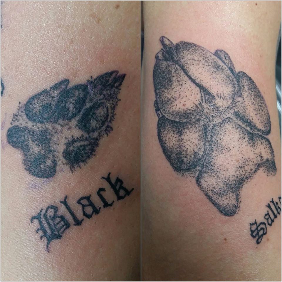 Dotwork Tattoo Handwerk