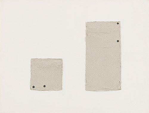 2021, 31.8 x 41.0 cm, 無題 (Untitled), Acrylic, plaster and sand on canvas