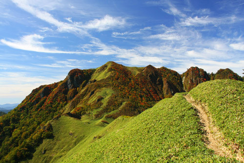 伊予石 伊予富士 台付 添景 添配 水石 盆石 鑑賞 天然石 遠山 富士山 連山