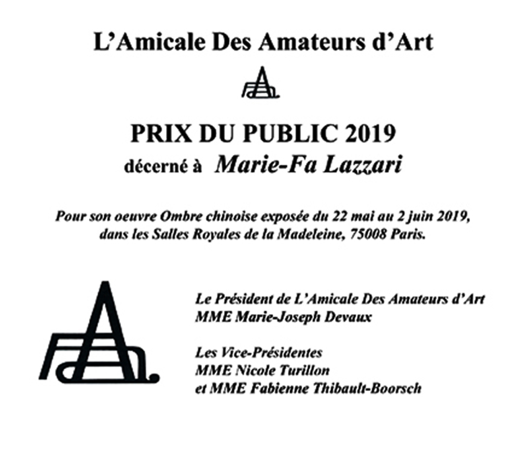 Prix du Public 2019