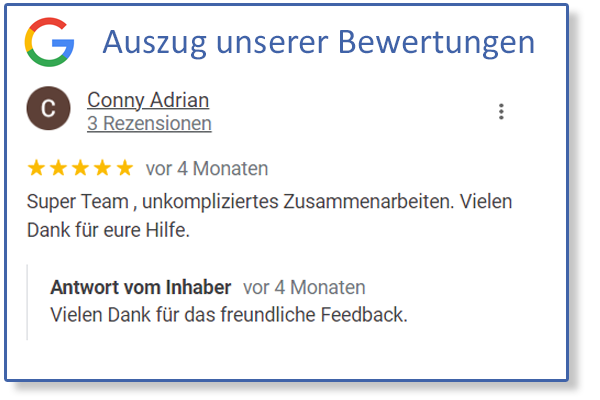 Bewertung 005 - hilfsbereit.org aus Itzehoe - betreuen statt pflegen mit dem Angebot zu haushaltnahe Dienstleistungen