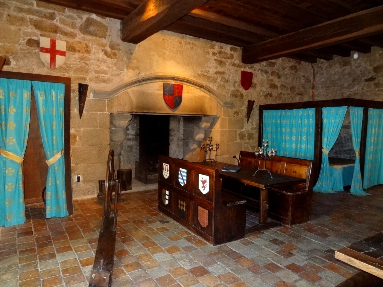 Chambre du Chevalier chateau medievale au chateau