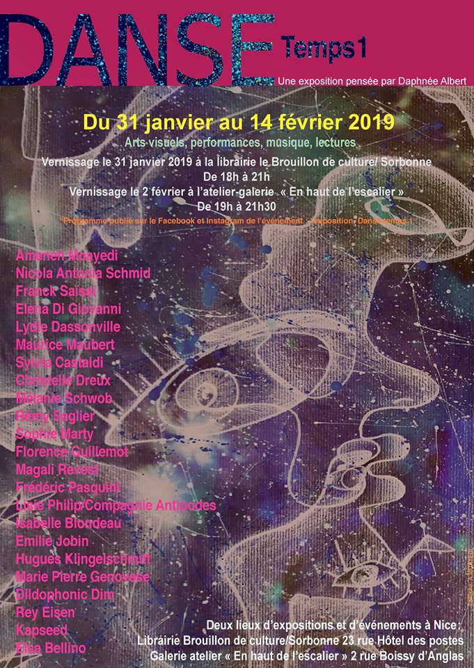 MARS 2019: DANSE TEMPS 1 - EXPOSITION A NICE 