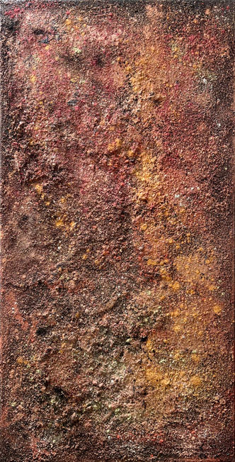 "Glimmer" 2023 Acryltechnik auf Leinwand 90 x 50 cm