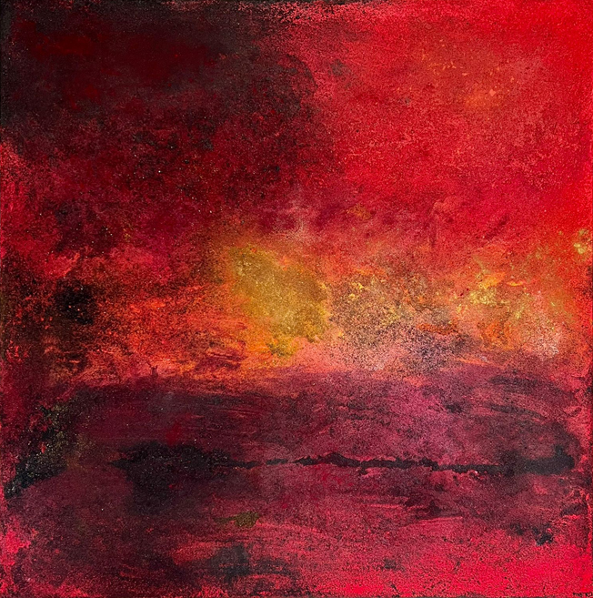 ""Energie" 2022 Acryltechnik auf Leinwand 100 × 100 cm