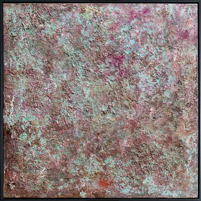 "Koralle" 2021 Acryltechnik auf Leinwand 120 x 120 cm (gerahmt)