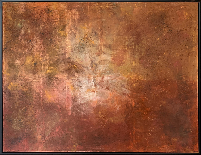 "Erkenntnis" 2022 Acryltechnik auf Leinwand 150 × 120 cm (gerahmt)