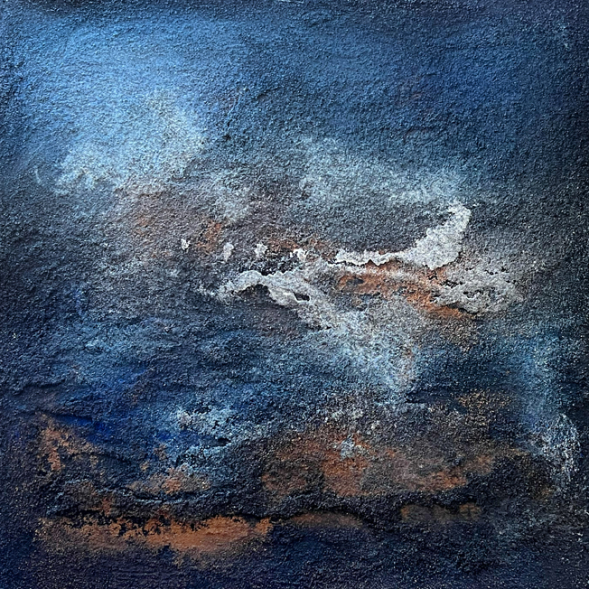 "Najade" 2023 Acryltechnik auf Leinwand 100 x 100 cm //sold// 