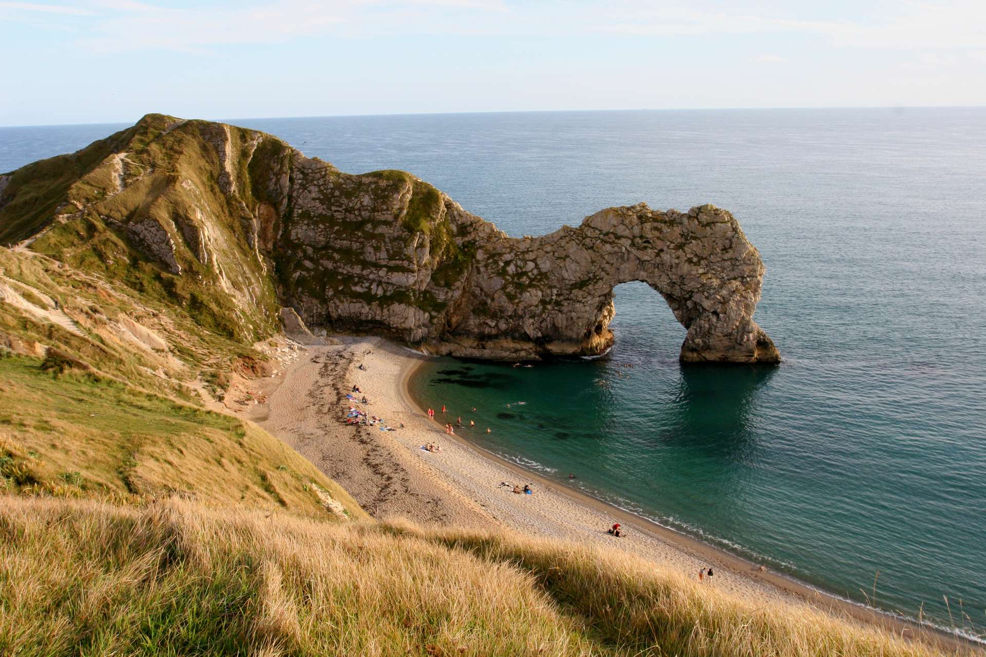 Felsentor im Meer "Durdle Door" in Dorset ©My own Travel