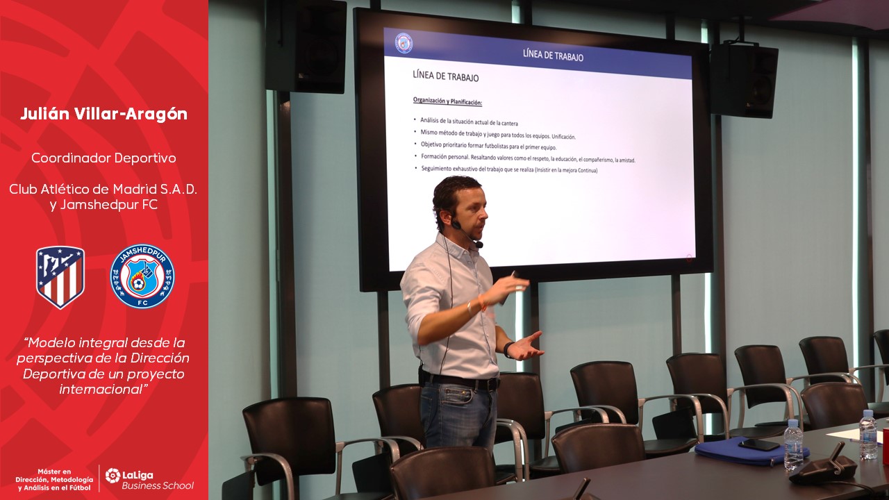 LaLiga Business School. Máster en Dirección, Metodología y Análisis en el Fútbol. Univ. Fco de Vitoria.