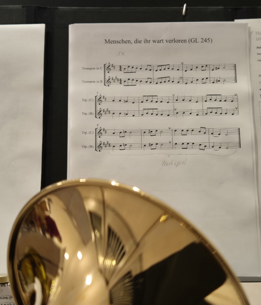 Der Choral zum Gloria
