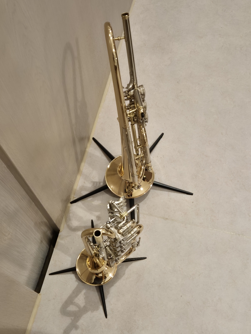 Ganschhorn und Scherzer Piccolo auf der Empore