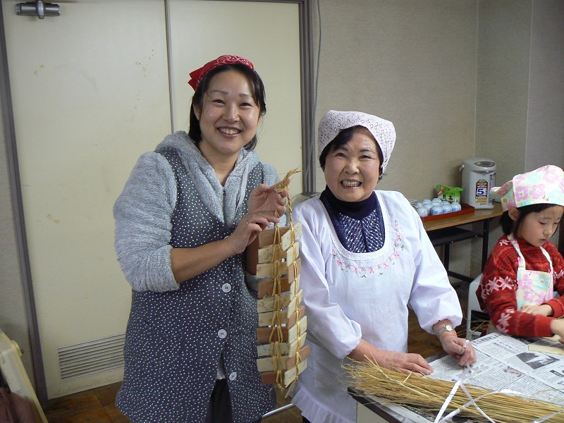 お料理教室を主宰しているHさん（左）。バランスのとれた美しい仕上がりです！