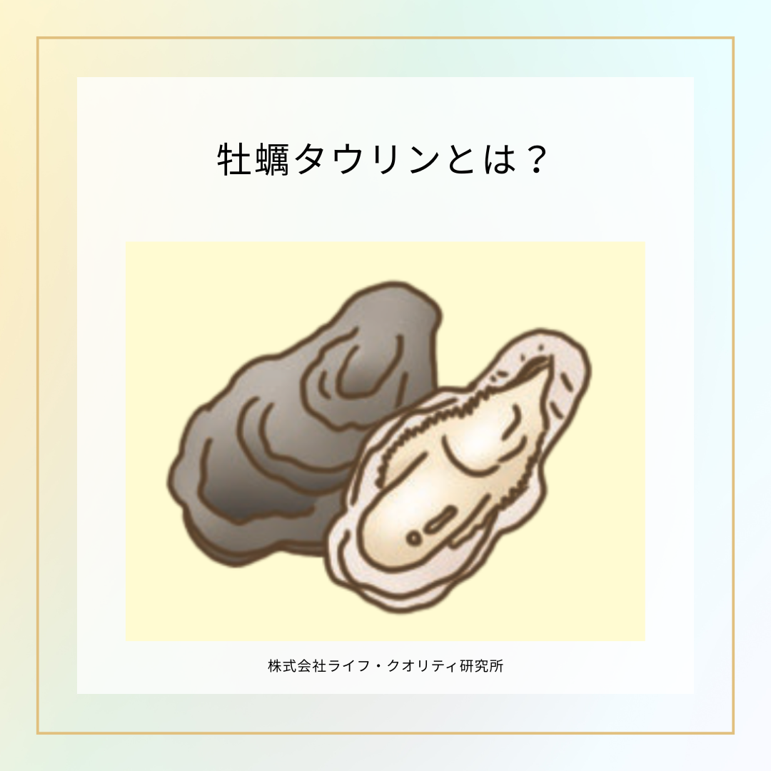 【まめ知識】牡蠣タウリンとは？