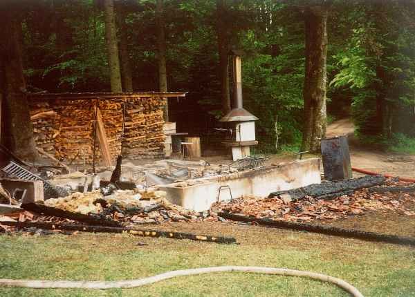 2003 Brandruine Hornusserhütte