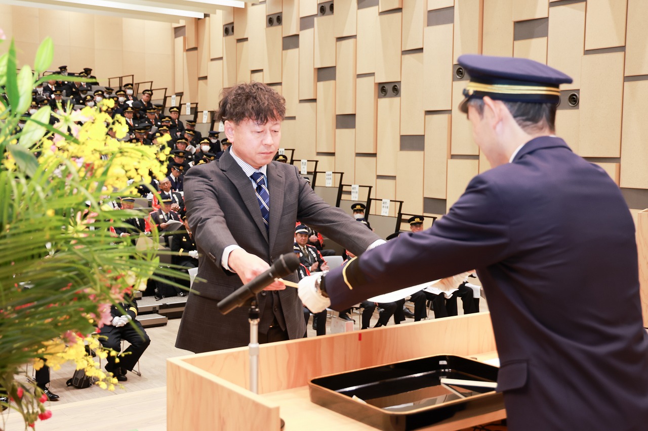 「消防感謝祭」岐阜県消防定例表彰式　社会貢献事業所 感謝状