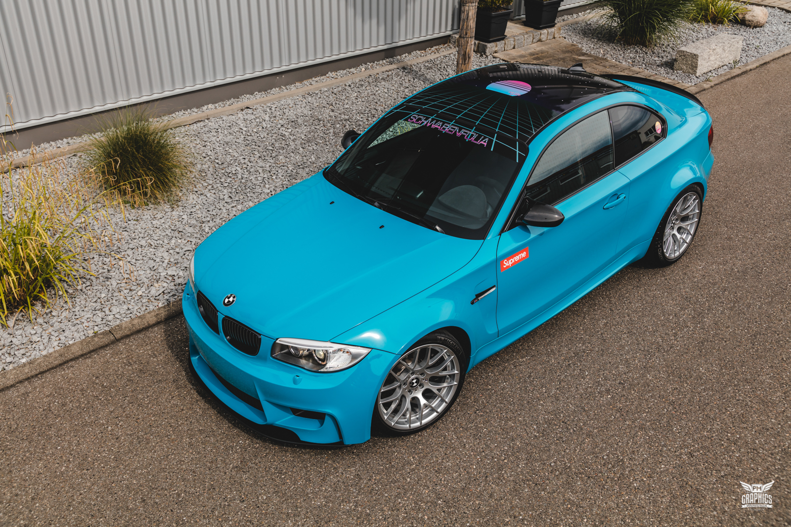 BMW 1er M-Coupé - MIAMI BLUE - PREMIUM WRAPPING