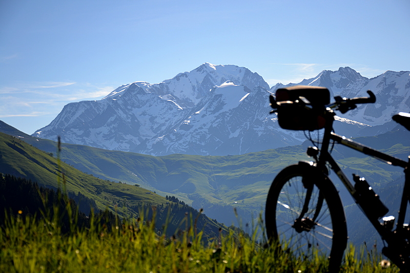 Mont Blanc, eplatzer, Frankreich, Fahrradtour, Monte Bianco, Sigma Pure GPS