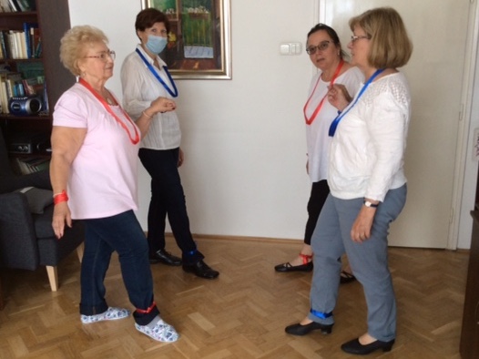 A táncokat bemutató csoport