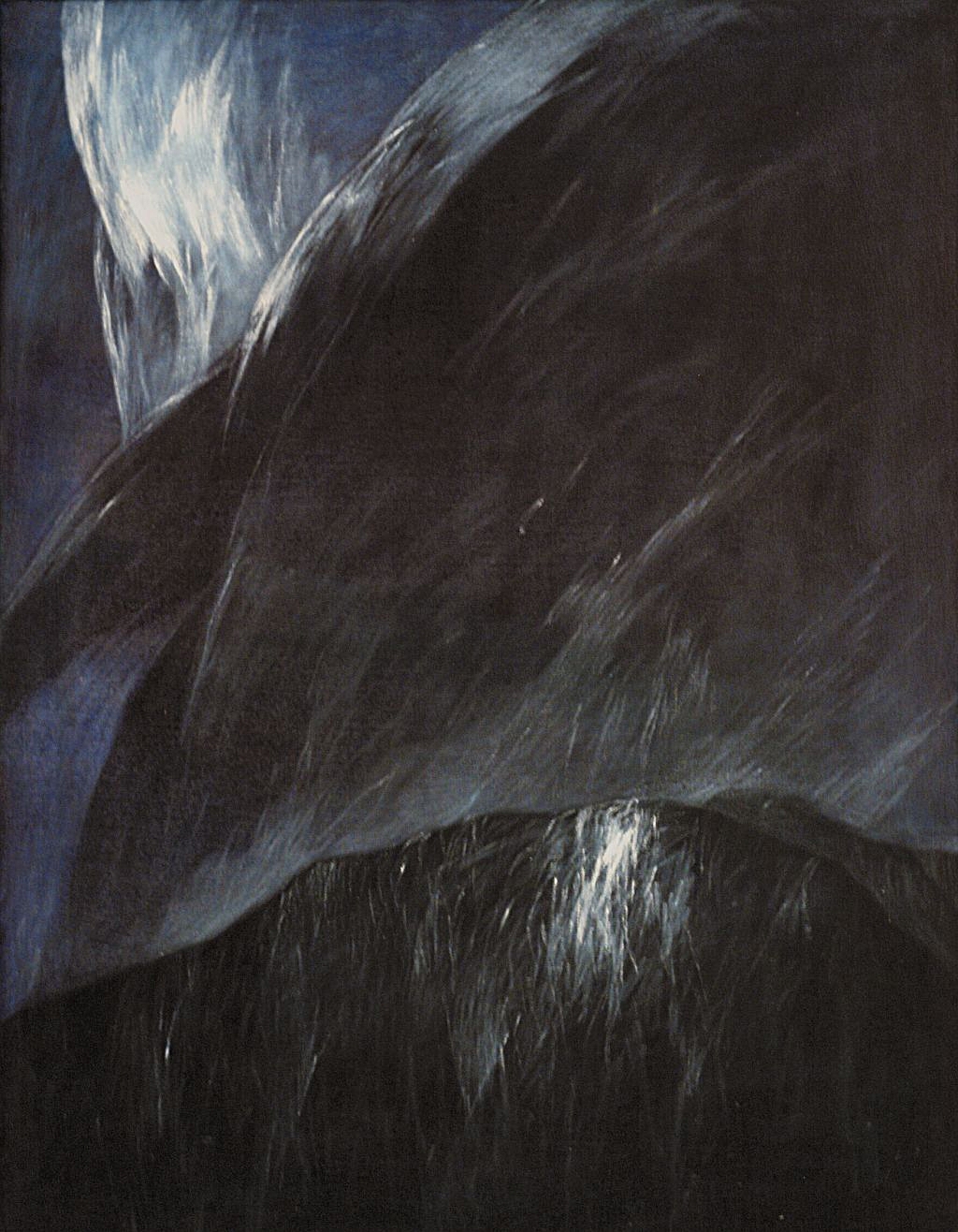 Josef Taucher, Nacht 15, 2002, Öl/Molino, 65 x 50 cm © Christine Elisabeth Hollerer